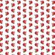 Free red chrysanthemum vintage flower scrapbook paper -- medium