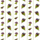 Free Victorian forget-me-nots scrapbook paper -- stripes