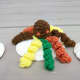 For Thanksgiving, Create your Octopus in Harvest colors of Brown, Yellow, Green and Orange!