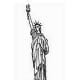 National Landmark Coloring Pages - Historic Tourist Attractions - Statue of Liberty - USA