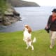 Angus with my friend Celia in Erris Head, Belmullet.