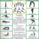 Yoga Posters of Different Exercises