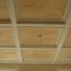 coffered wood ceiling