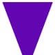 Blank graduation flag -- purple