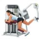 Fitness Machine that Target the Derrière with brunette girl demonstration