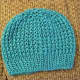 I used Caron Simply Soft Yarn in Blue mint to make this pretty pattern.
