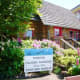 The Edmonds Chamber of Commerce Visitor Center in an old Edmonds log cabin