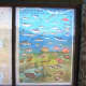 A sign to help identify some of the fish that may be seen in the underwater park