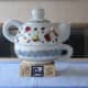Decorative items can be functional as well. This teapot and cup can be used whenever a patient would like a little spot of tea.