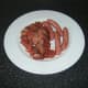 Stewing steak and beef links for steak pie