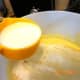 Sift dry ingredients and add to the butter and egg mixture alternately with milk
