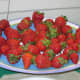 Sweet, summer strawberries-a real treat.