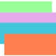 Mint, pink, turquoise and coral