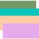 Aloe, mouthwash (spearmint). peach and blush pink