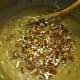 Next, mix in the pecans.