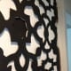 See how the stencil created a gap? That allowed paint to bleed under the stencil.