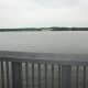View of Lake Wylie. Kingfisher Trail at McDowell Nature Preserve, Charlotte, NC.