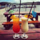 Sipping cocktails and watching the ferries at Cruise Café