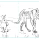 Thumbnail Sketch 5. I almost chose this one but the rabbit appears more timid here, and not crafty enough.