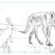 Thumbnail Sketch 3. This is the one I chose for the book illustration.