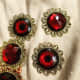 Glue pendant or flat gems into blank pins.