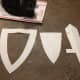 Sword, shield, sheath templates