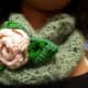 Crochet Rose Pin