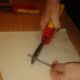 Cut to size using snips- a strong hand is needed