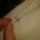 force the nodules through the holes. Check alignment of hooks to nodules.