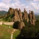 The rock formations along with the Belogradchik Fortress.