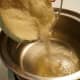 Make the mint sugar syrup first. Bring 1 cup water and 1 cup sugar to boil. Then, let simmer for 5 minutes.
