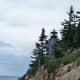 Bass Harbor Lighthouse viewed from the rocks below