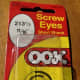 I screwed to of these eye-hooks into the top of the frame. Then, I threaded them with metal wire to hang on my porch.