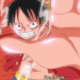 Luffy's furious punches