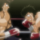 Ippo facing Sendo's ultimate technique, smash