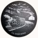 Slate coaster of Llandudno, North Wales