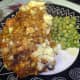 Serve with peas