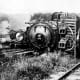 Train knocked over at Pt. Reyes Station