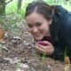 Finding big yellow morel mushrooms in the woods is lots of fun!