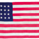 24 star American flag from 1820 found on eBay