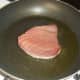 Frying tuna loin fillet