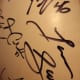 Autographs from many of the New York Giants players - August 25, 2013.