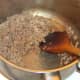 Beef is gently browned