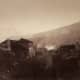 Train station with train and coal depot by Gustave Le Gray.