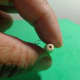 Balsa Popper Body drilled through centers (back view)