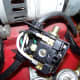 Inspect the electrical connections for signs of arcing.