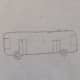Step 4. Draw rectangles in the front and back of bus for front and back windows.
