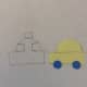 Step 5. Draw a rectangle on top for the sign.