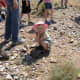 The kids loved locating the various flint quarries that had been used by local tribes around the 1400s. The kids were delighted that the park rangers gave them pieces of flint and obsidian to take home as souvenirs.