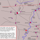 Map of Saint-Vith, Belgium in the Ardennes December 1944.